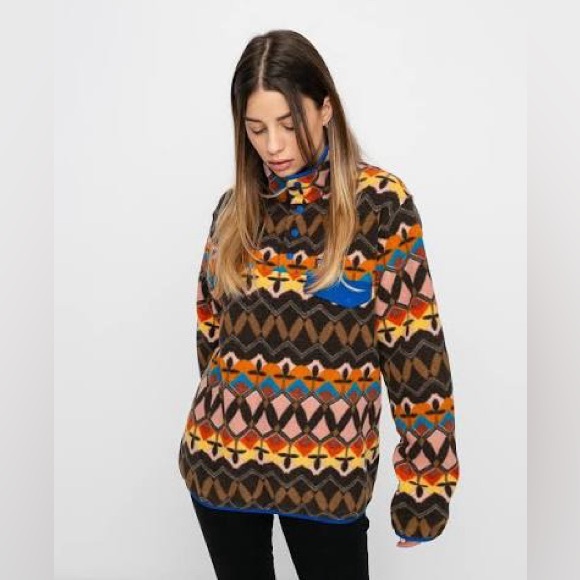 Patagonia Anthos Pink Lightweight Synchilla Snap-T Fleece Pullover - Picture 3 of 5